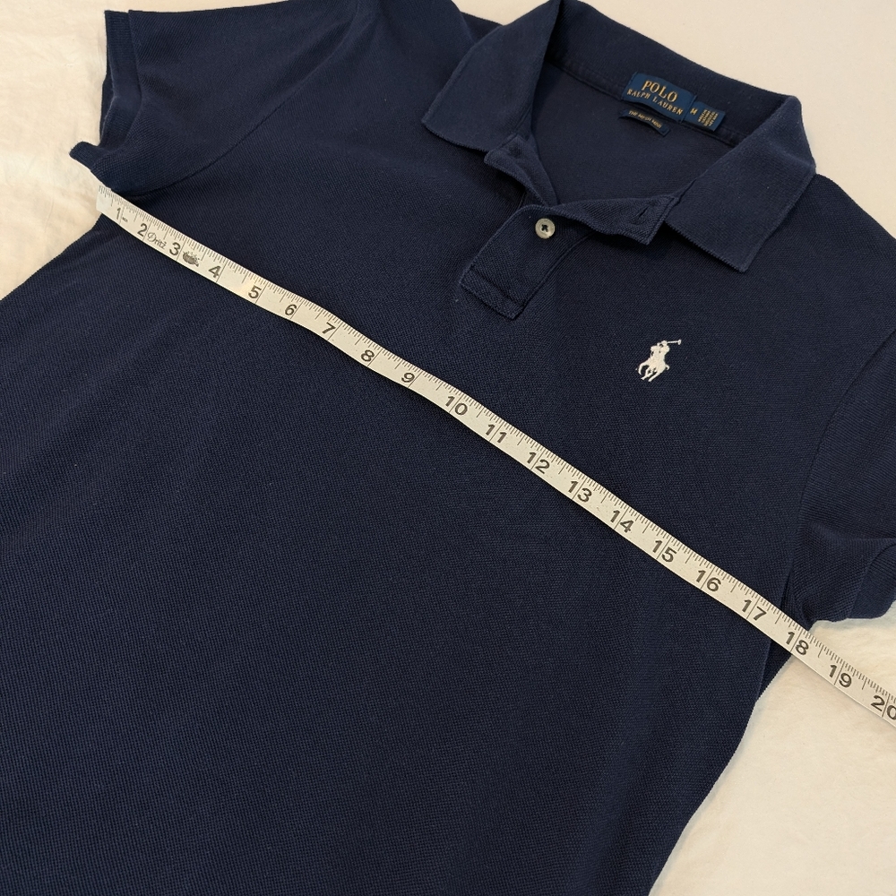 POLO Ralph Lauren Mini Mesh Navy Blue Polo Dress Preppy Sz M - Picture 8 of 11